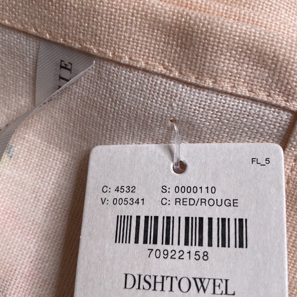 Anthropologie Letters to Santa Dish Towel Bundle - Set of Two Dish Towels - Picture 9 of 16